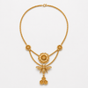 Voile de Miel Bee, Marigold & Honeycomb Necklace
