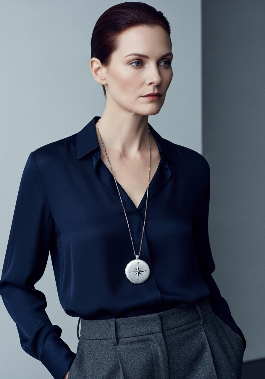 The Virelle Locket — worn